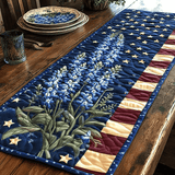 Texas Wild Bluebonnets Quilted Table Runner NCU0DV4463