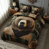 Bear Quilted Bedding Set