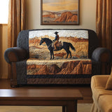 Cowboy Quilted Sofa Cover