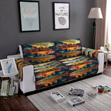 Trout Stream Quilted Sofa Cover