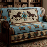 Wild Harmony Quilted Sofa Cover