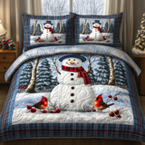 Christmas 3-Piece Quilted Bedding Set