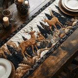 Woodland Deer Quilted Table Runner NCU0DV5080
