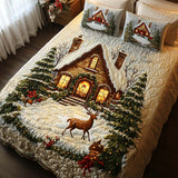 Woodland Haven 3-Piece Quilted Bedding Set