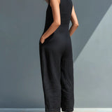 Lotte - Strapless Minimalist Jumpsuit