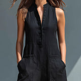 Lotte - Strapless Minimalist Jumpsuit