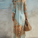 Sini - Mediterranean Maxi Dress