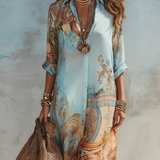 Sini - Mediterranean Shirt Dress