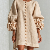 Sculptural Straight Dress - Effortless Elegance