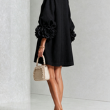 Sculptural Straight Dress - Effortless Elegance