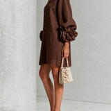 Sculptural Straight Dress - Effortless Elegance