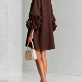 Sculptural Straight Dress - Effortless Elegance