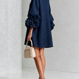 Sculptural Straight Dress - Effortless Elegance