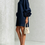 Sculptural Straight Dress - Effortless Elegance