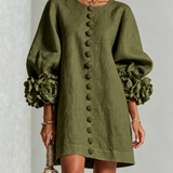 Sculptural Straight Dress - Effortless Elegance