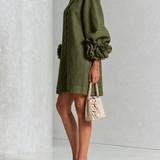Sculptural Straight Dress - Effortless Elegance