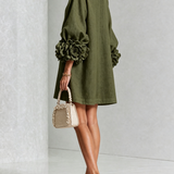 Sculptural Straight Dress - Effortless Elegance