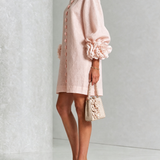 Sculptural Straight Dress - Effortless Elegance