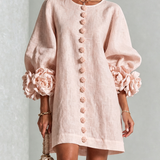 Sculptural Straight Dress - Effortless Elegance