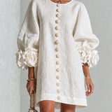 Sculptural Straight Dress - Effortless Elegance