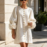 Sculptural Straight Dress - Effortless Elegance