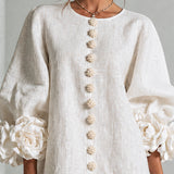 Sculptural Straight Dress - Effortless Elegance