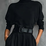 Lisa - Black 2-Piece Set with Belt