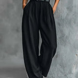 Lisa - Black 2-Piece Set with Belt
