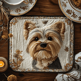 Yorkie Charm Quilted Place Mat NCU0DV6119