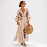 Kaftan Sofia Lilac Floral