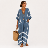 Kaftan Leila Blue Striped