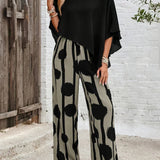 Valeriana | Asymmetric Top and Boho Trousers