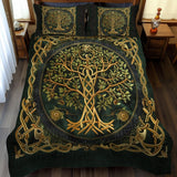 Celtic Heritage Tree of Life 3-Piece Quilted Bedding Set