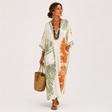 Kaftan Mariam Green Tie-Dye