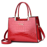 Deolinda | Croc-Effect Handbag