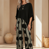 Valeriana | Asymmetric Top and Boho Trousers