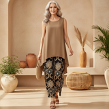 Tránsito | Boho Tunic and Light Trousers Set