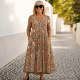 Olivia | Elegant V-Neck Dress