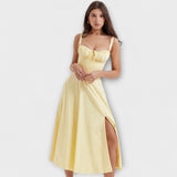 Zipporas - Tailored Dress with Spring Rain Floral Print