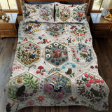Woodland Whimsy Animals 3-Piece Quilted Bedding Set